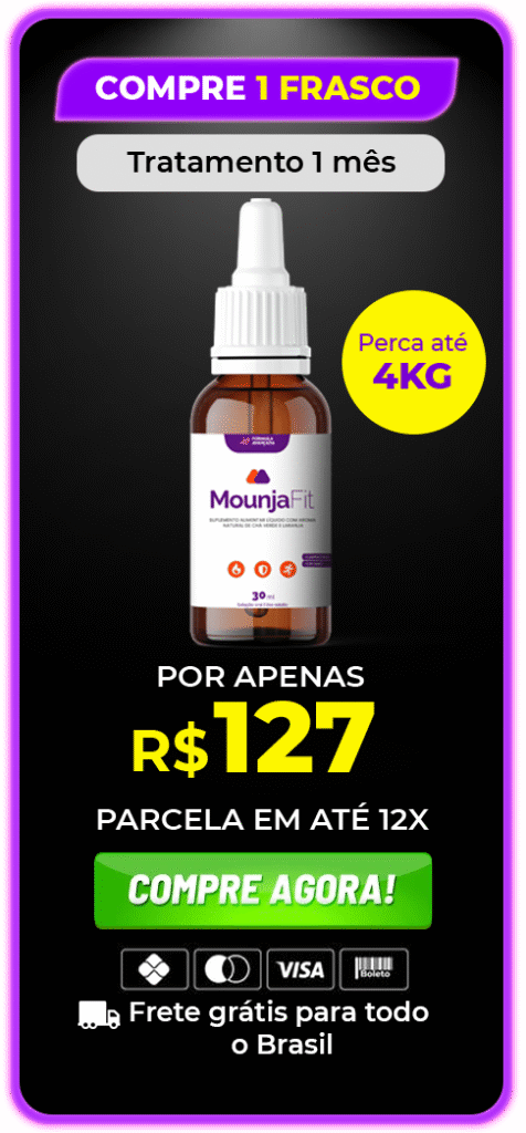 Oferta MounjaFit 1 frasco