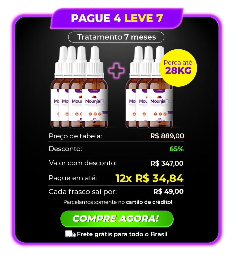 Oferta MounjaFit 7 frascos