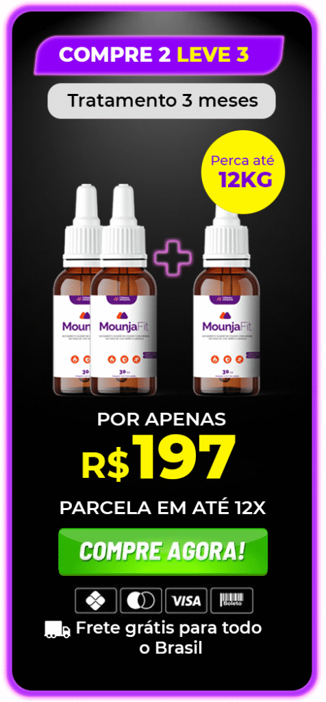 Oferta MounjaFit 3 frascos
